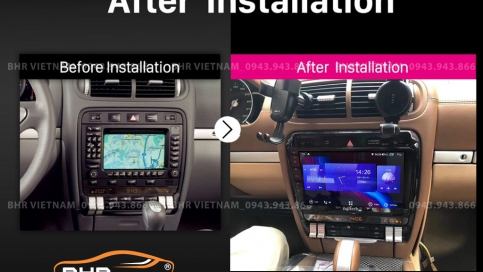 Màn hình DVD Android liền camera 360 Porsch Cayenne 2003 - 2010 | Fujitech 360 